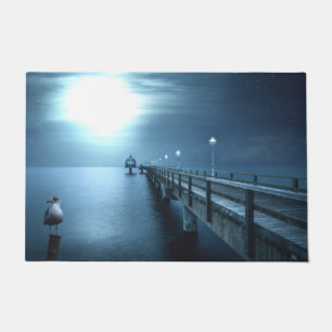 Paillasson Dock on the Bay Evening Floor Mat