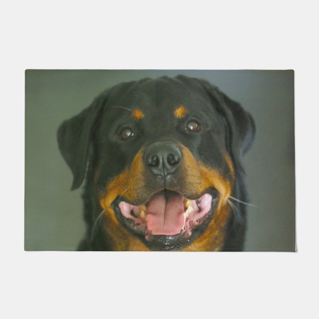 Paillasson Dog Rottweiler. (Devant)