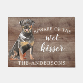 Paillasson Doigt Rottweiler Door Mat personnalisé