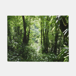 Paillasson Dominicain Forêt de pluie II Vert tropical