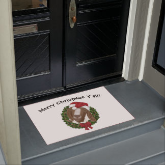 Paillasson Doormat de chèvre de Noël