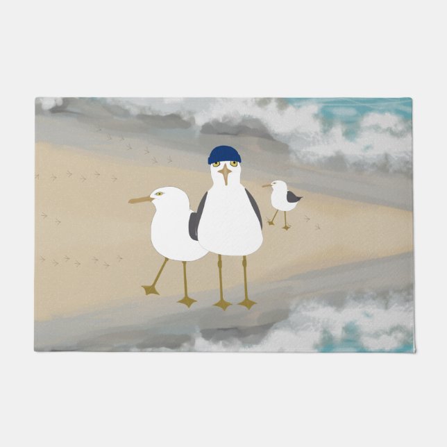 Paillasson Doormat de mouettes (Devant)