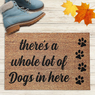 Paillasson Doormat Paw Doormat - Il y a beaucoup de chiens ic