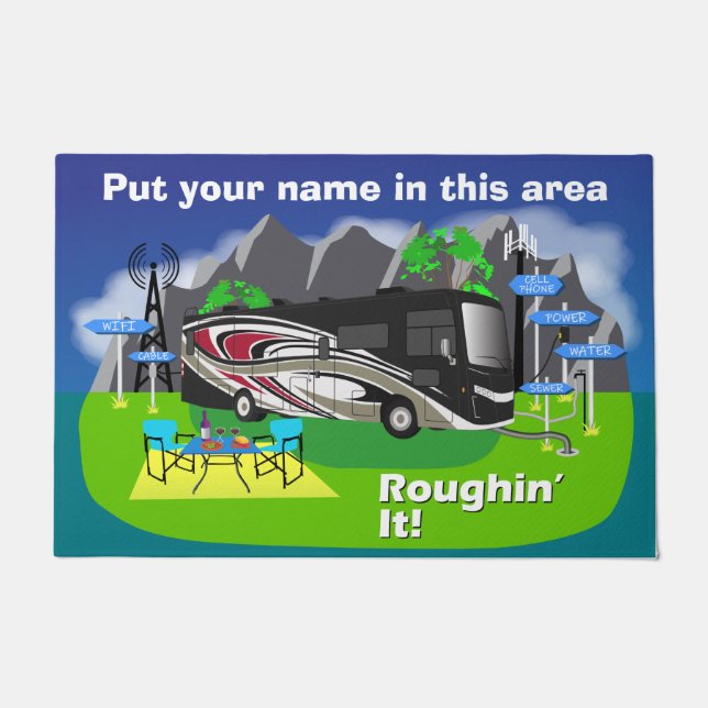 Paillasson Doormat Red Thor Palazzo Classe A RV Roughin' It (Devant)
