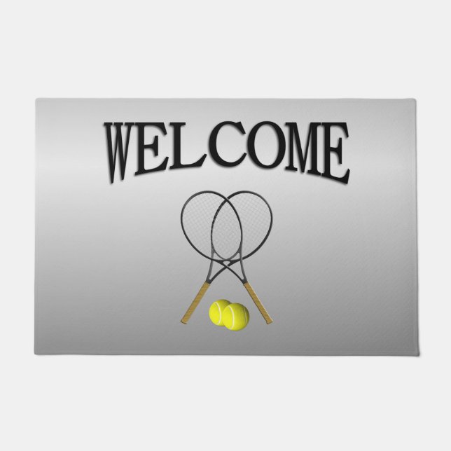 Paillasson Double Tennis Sport Thème (Devant)