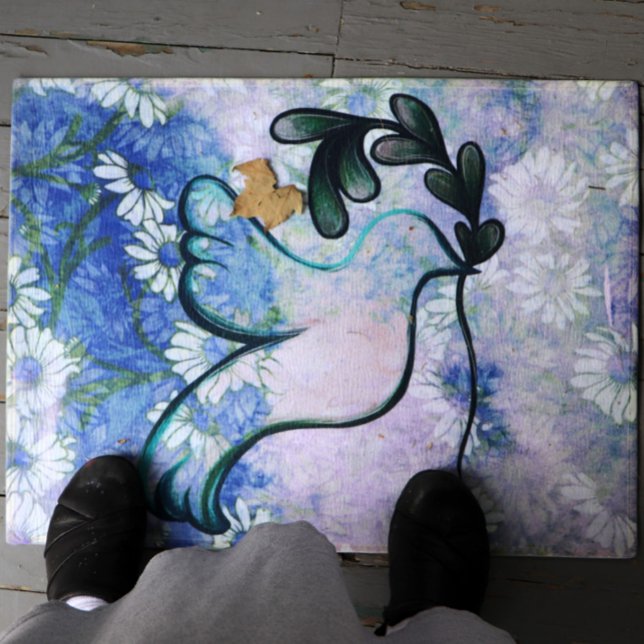 Paillasson Dove d'espoir et de paix (Créateur téléchargé)