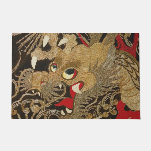 Paillasson Dragon japonais Vintage (Devant)