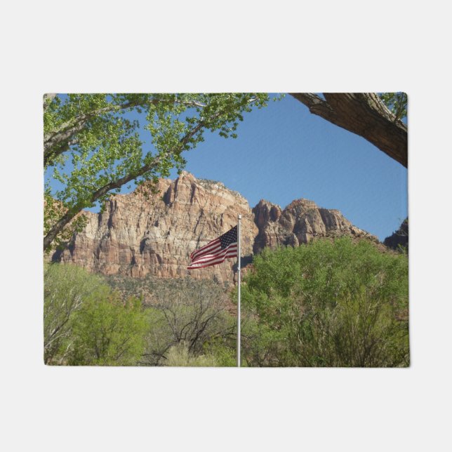Paillasson Drapeau américain dans le Parc national de Sion II (Devant)