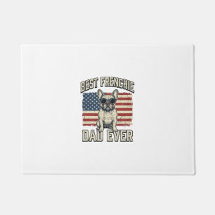 Paillasson Drapeau américain Papa Frenchie vintage