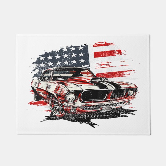 Paillasson Drapeau américain patriotique (Devant)