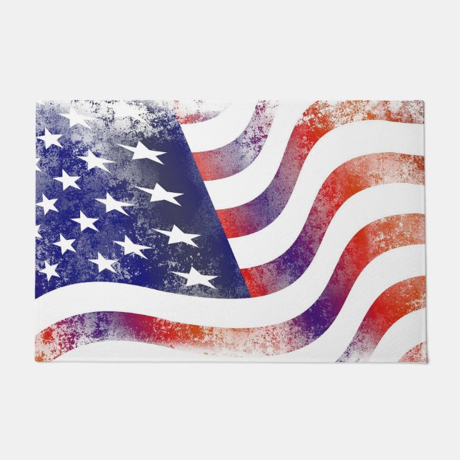 Paillasson  Drapeau américain patriotique (Devant)