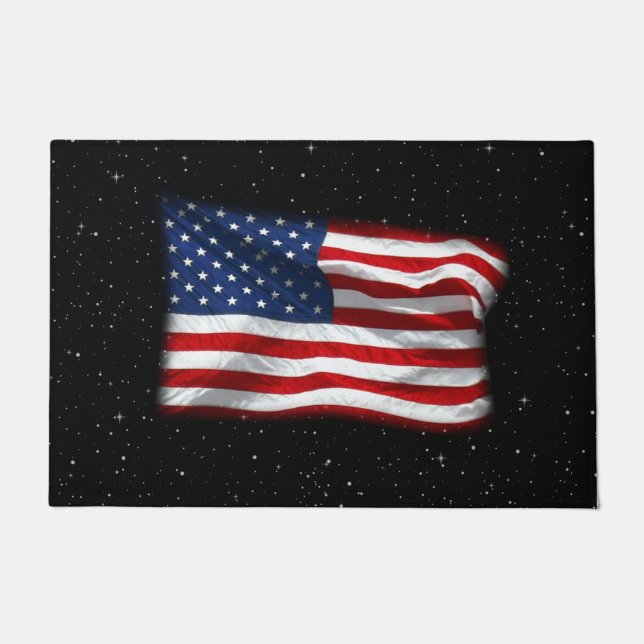 Paillasson Drapeau américain patriotique États-Unis (Devant)