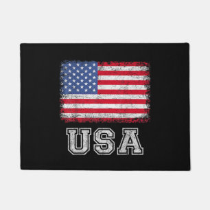 Paillasson Drapeau Américain Patriotique Pour Hommes Femmes E