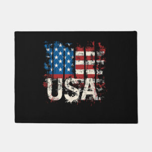 Paillasson Drapeau américain rétro 4 juillet