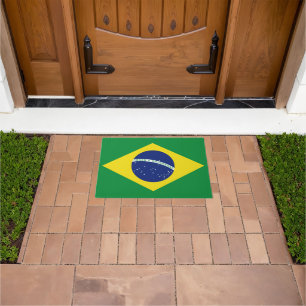 Paillasson Drapeau brésilien pour la maison ou l'entreprise