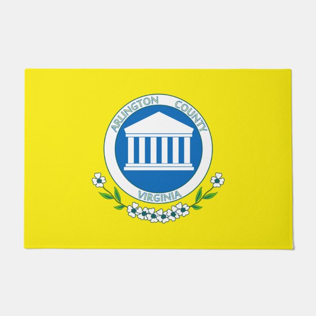 Paillasson Drapeau d'Arlington (Virginie) (Devant)