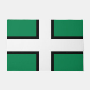 Paillasson Drapeau de Devon (comté du Royaume-Uni)