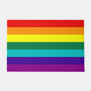 Paillasson Drapeau de la Fierté arc-en-ciel 7 bandes