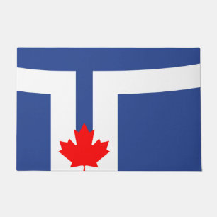 Paillasson Drapeau de la ville de Toronto (Canada)