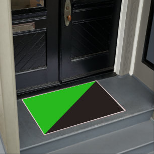 Paillasson Drapeau de l'anarchisme vert