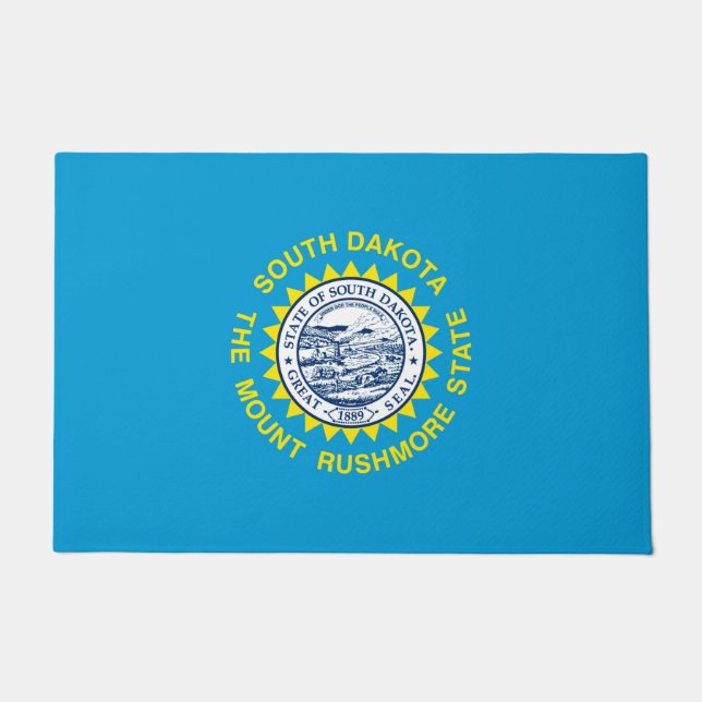 Paillasson Drapeau de l'État du Dakota du Sud (Devant)