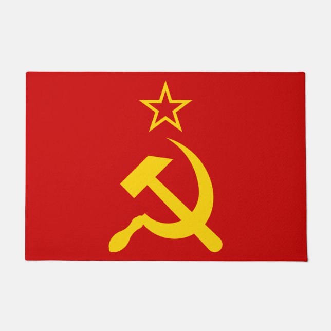 Paillasson Drapeau de l'URSS - Drapeau de l'Union soviétique (Devant)