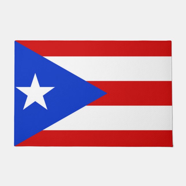 Paillasson Drapeau de Porto Rico (Devant)