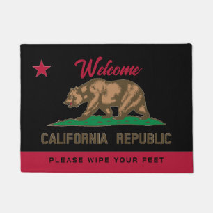 Paillasson Drapeau d'état de la République de Californie
