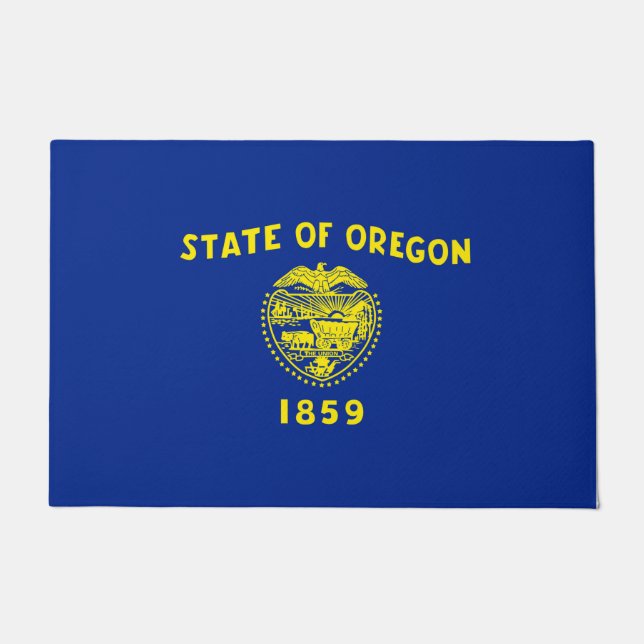 Paillasson Drapeau d'État de l'Oregon (Devant)