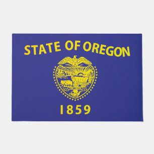 Paillasson Drapeau d'État de l'Oregon, États-Unis