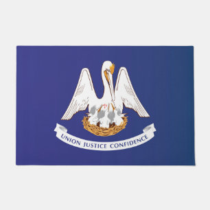 Paillasson Drapeau d'État de Louisiane, États-Unis