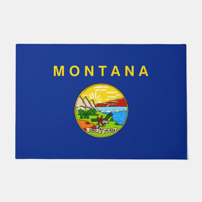 Paillasson Drapeau d'État du Montana (Devant)