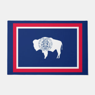 Paillasson Drapeau d'État du Wyoming