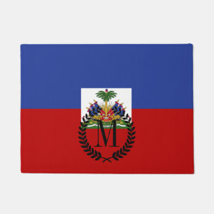 Paillasson Drapeau haïtien classique