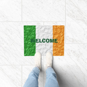 Paillasson Drapeau irlandais personnalisé