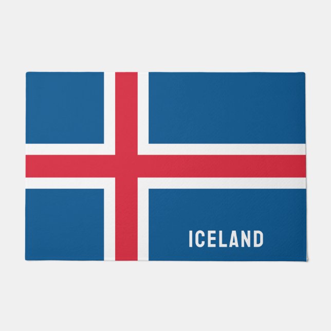 Paillasson Drapeau Islande (Devant)