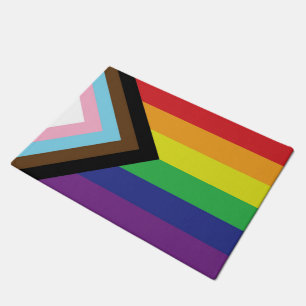 Paillasson Drapeau progressiste LGBTQIA