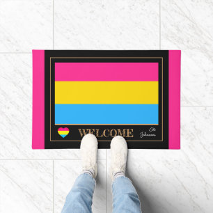 Paillasson Drapeau transexuel & Fierté maison communautaire m