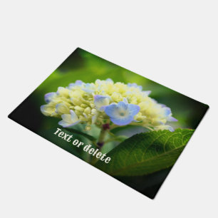 Paillasson Dreamy Blue Hydrangea Flower Personnalisé