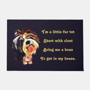 Paillasson Drôle Cartoon Chih Tzu Dog Doormat