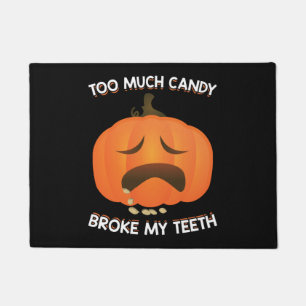 Paillasson Drôle Citrouille Halloween Candy cadeau