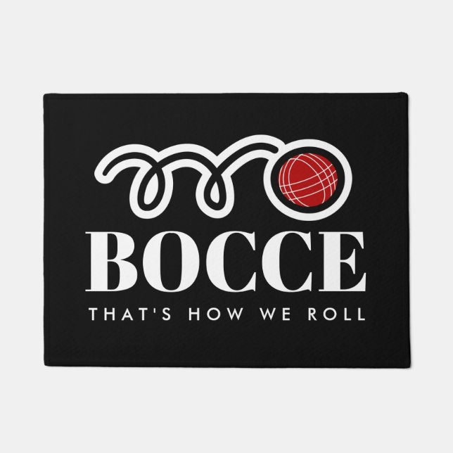 Paillasson Drôle coutume bocce matelas à bille pour bocci pla (Devant)