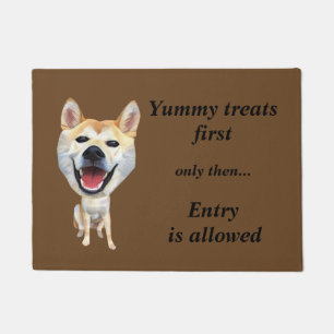 Paillasson Drôle Drôle Dessin Shiba Inu Dog Doormat