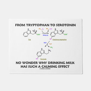 Paillasson Du tryptophane à l'effet apaisant de lait de