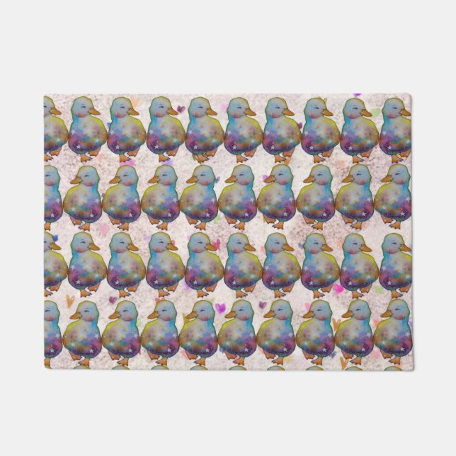 Paillasson Duck named Rainbow (Devant)