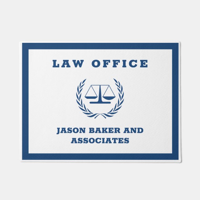 Paillasson Échelle bleue de justice (Devant)