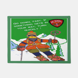 Paillasson École de ski amusant