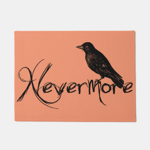 Paillasson Edgar Allen Poe Raven plus jamais Halloween
