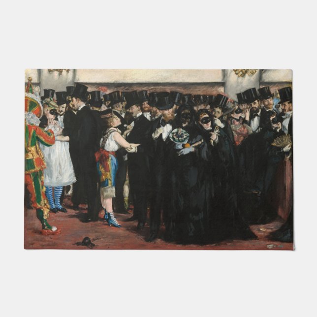 Paillasson Edouard Manet - Bal masqué à l'Opéra (Devant)