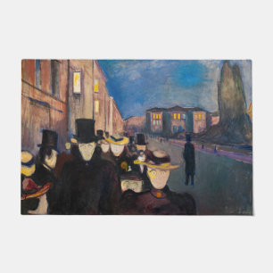 Paillasson Edvard Munch - Soirée sur Karl Johan Street